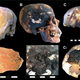 Red and black mineral residues were found outside and inside the victim’s skulls.